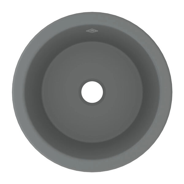 Shaws Original 18-1/4x18-1/4x7-1/2" Bar Sink in Matte Grey
