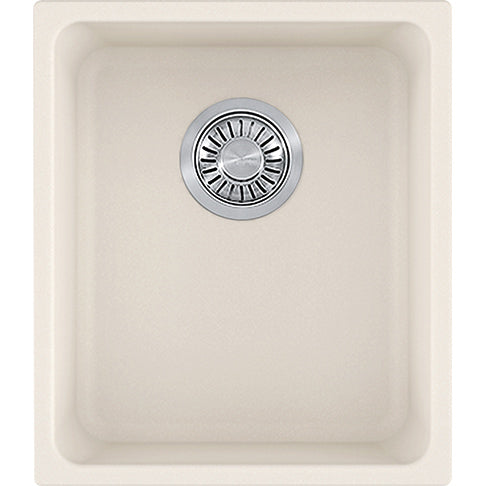 Kubus 15x17-5/16x7-7/8" Granite Single Bowl Sink in Vanilla