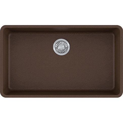 Kubus 32-3/8x18-1/4x9-1/2" Single Bowl Sink in Mocha