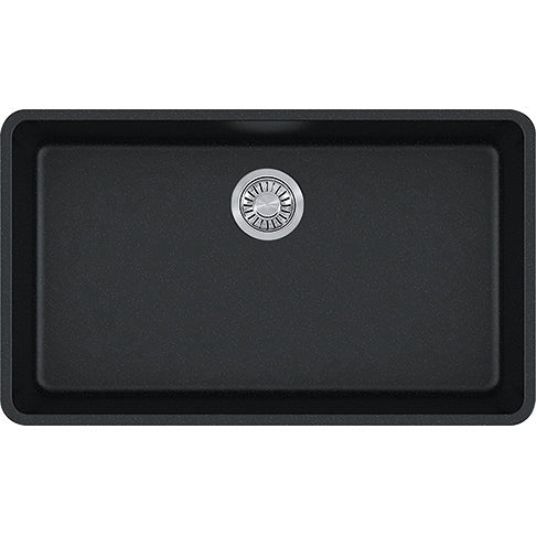 Kubus 32-3/8x18-1/4x9-1/2" Single Bowl Sink in Onyx