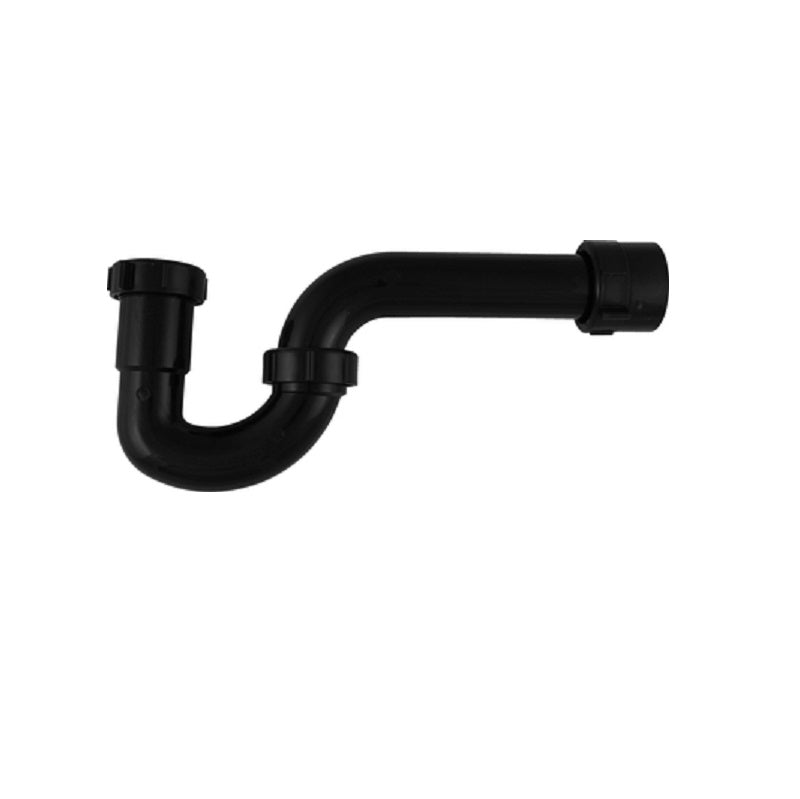 P TRAP 1-1/2 ABS W/COM ADP A9704B - BULK PACK