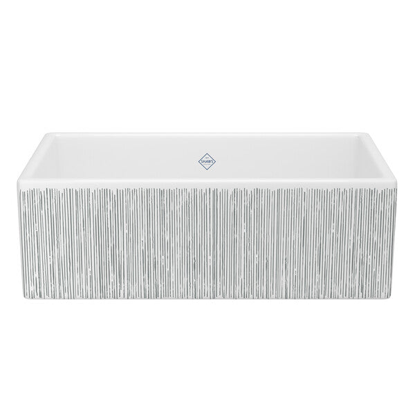 Shaws Classic 33x18x11-3/16" Kitchen Sink in Silver Lines