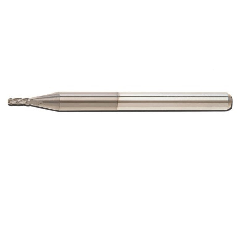 End Mill .047" 4-Flute Single End Ball End Standard Solid Carbide - AD-98 Coating