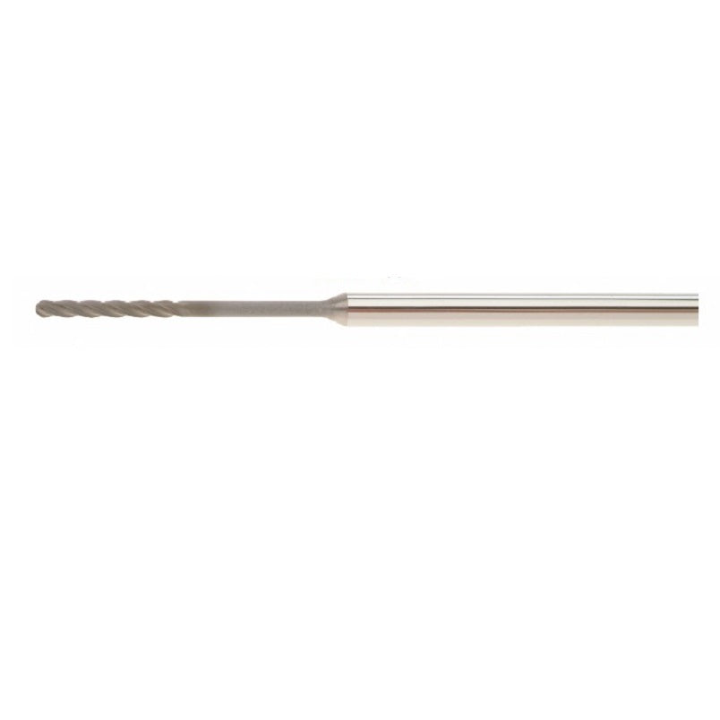 End Mill .032" 4-Flute Single End Ball End Solid Carbide - CVD D2 Coating