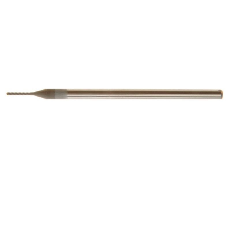 End Mill .032" 4-Flute Single End Ball End Solid Carbide - CVD D2 Coating