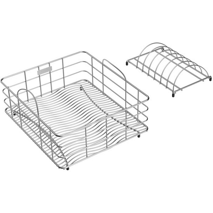 Rinsing Basket 11-7/8"x13-13/16" w/Removable Dish Rack