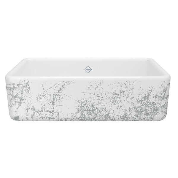 Shaws Original 33x18x10" Kitchen Sink in Silver Metallic