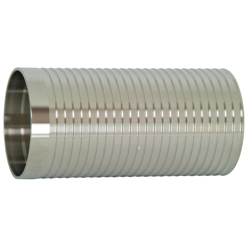 ADAPTER 2 316L STAINLESS STEEL 14WHRL-R200 BUTTWELD LONG HOSE - BRADFORD SANITARY