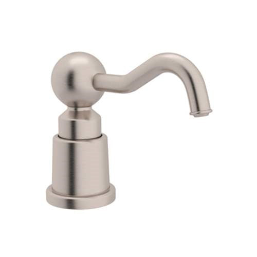 Country Soap Pump Head in Satin Nickel