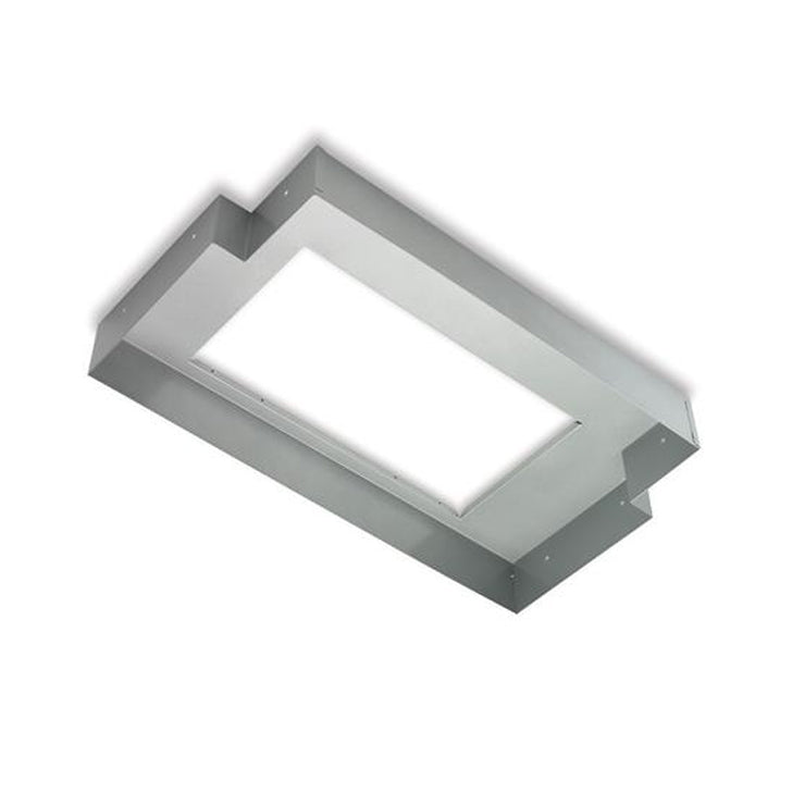 Custom Power Pack Range Hood T Liner 36" for 12" Deep Cabinets Silver