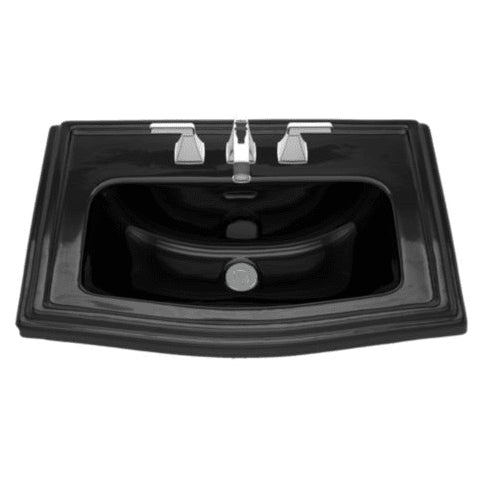 Clayton 25x18" Drop In Lav Sink w/4" Fct Holes in Ebony