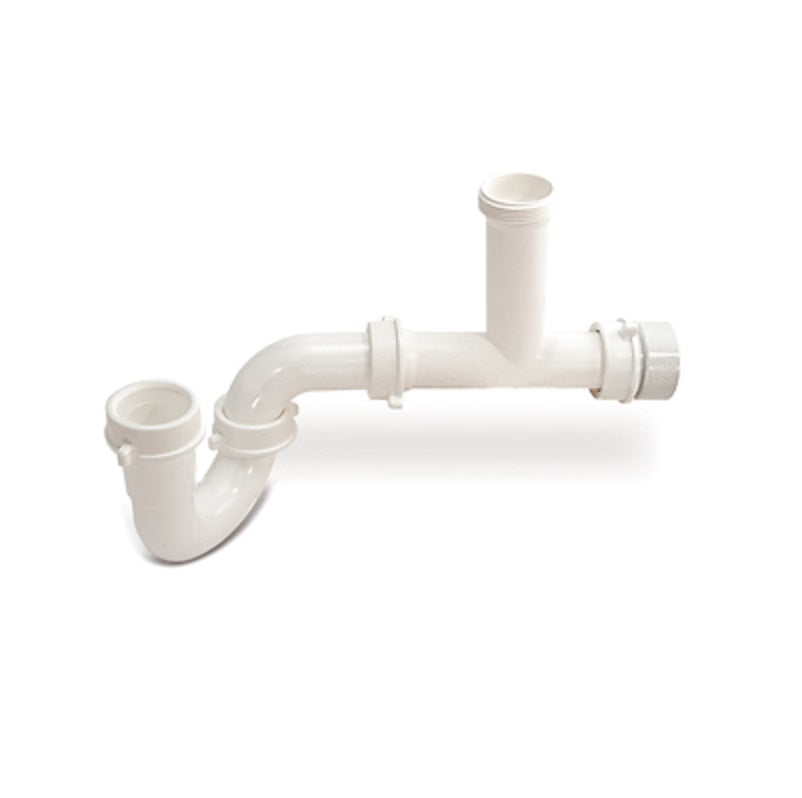 P TRAP 1-1/2 PVC W/VENT RISER 97402 - MAGIC TRAP, LESS VENT