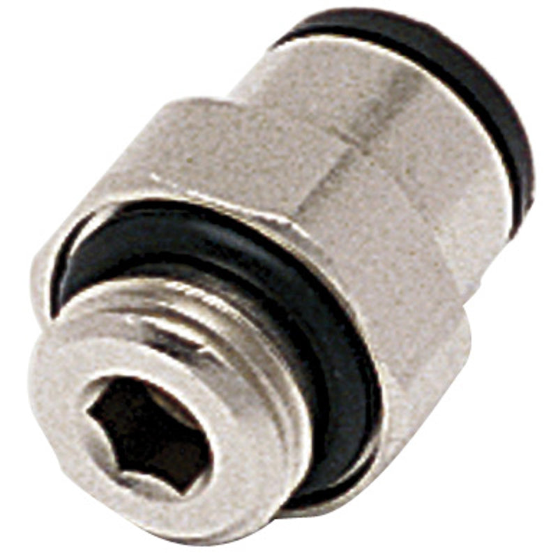 8MM x 1/4" Metric Push In Male Connector BSPP