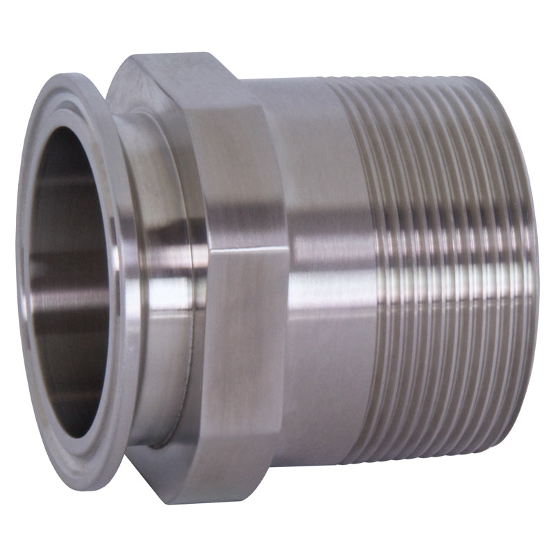ADAPTER 2 316L STAINLESS STEEL 21MP-R200 CLAMP X MNPT - 2 THREAD