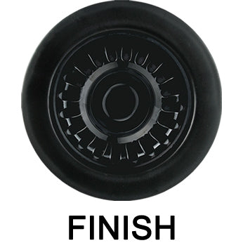 BDUNVP/MB PLUMBERS HALF KIT PVC DRAIN TRIM MATTE BLACK