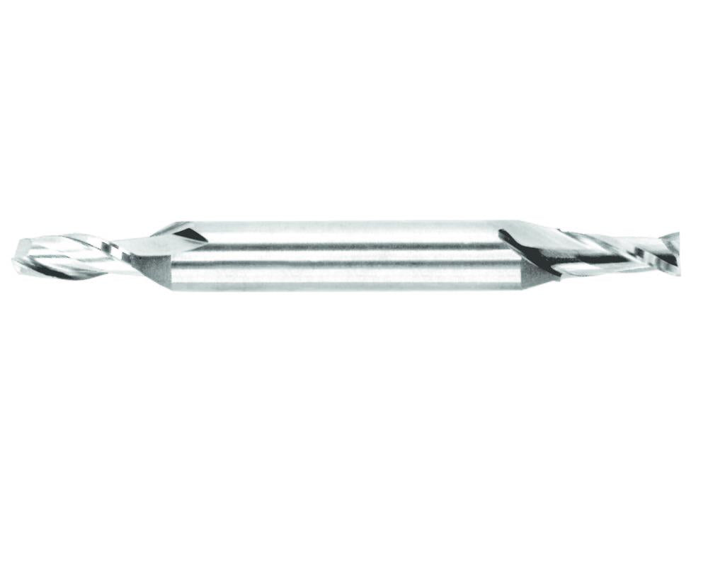 End Mill 1/2" 2-Flute Double End Carbide Bright