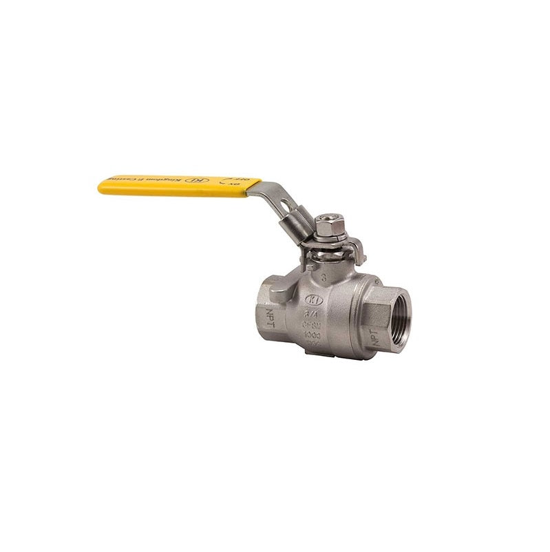 BALL VALVE 1 316 STAINLESS STEEL 2-PIECE KV210FP-16 Max Pressure 1000 PSI WOG