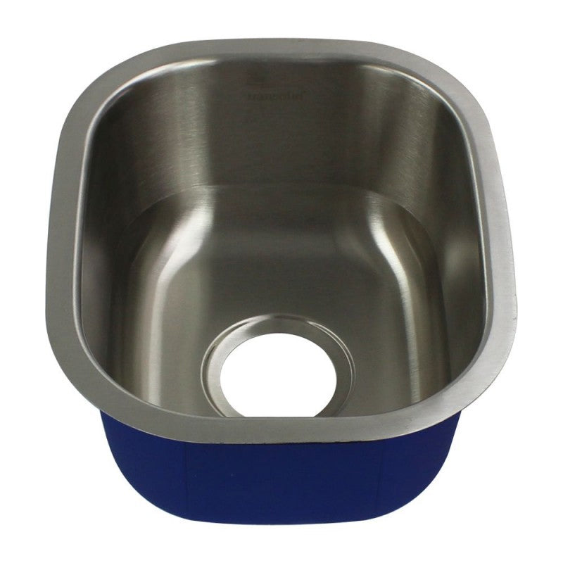 Meridian 15x12-41/64x7" Stainless Steel Single Bowl Bar Sink
