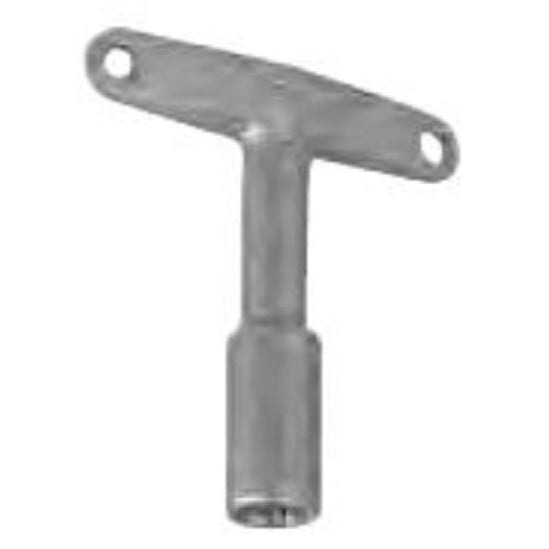 LOCKSHIELD KEY 1/2 BRNZ SQ STEM - 2.50 DIA