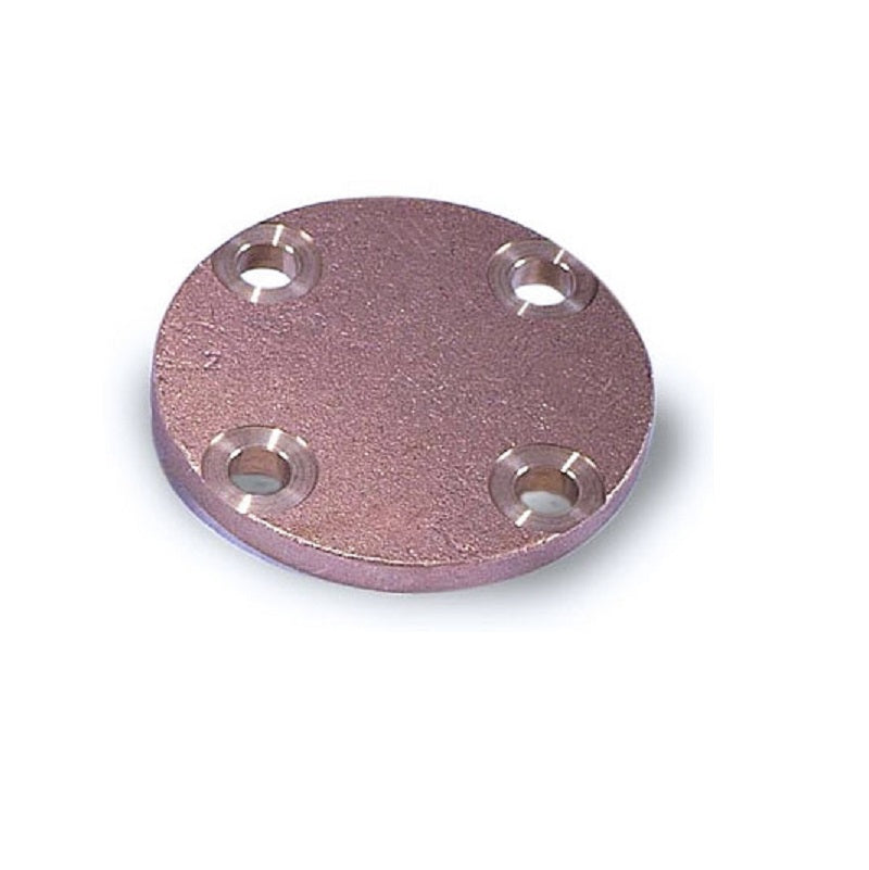 FLANGE 2X6 BRASS FLAT FACE 150# THREAD BLIND NL235B-32 LEAD FREE