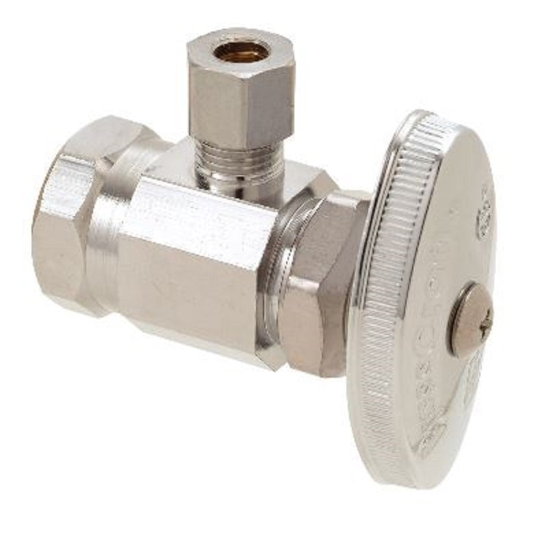 STOP ANGLE 1/2 CHROME PLATED FXCMP OR37X C - MULTI-TURN Maximum Pressure 125 PSI