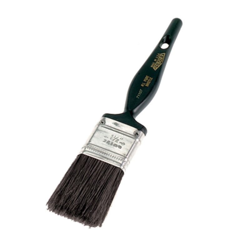 Paint Brush 1" Economy Plastic Handle Mixed Polyester Bristle