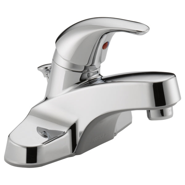 4" Centerset Single Lever Lav Fct in Chrome w/Metal Drain