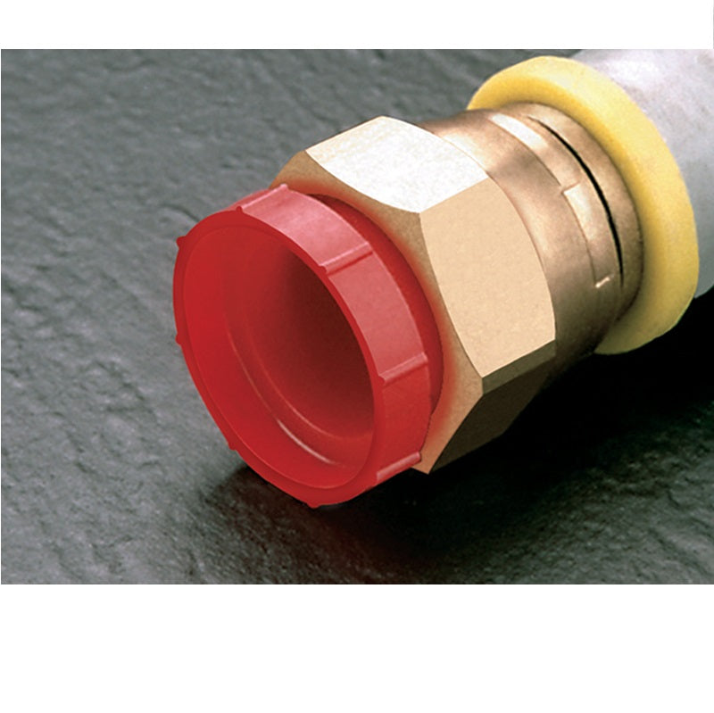 PLUG F/1/2" TUBE 37 DEG JIC FLR THRD RED PD-80 LDPE