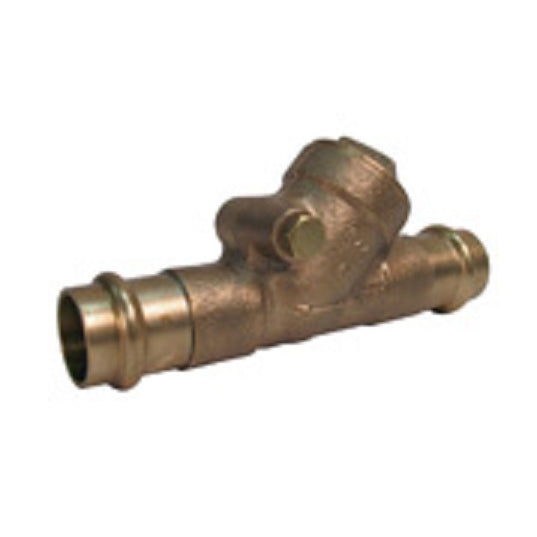 CHECK VALVE 1 PRESS FEMALE END PF413Y BRONZE HORIZONTAL SWING