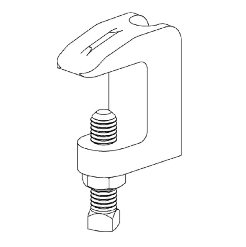 CLAMP 1/2 BLACK STEEL TOP BEAM 360 360 0050PL