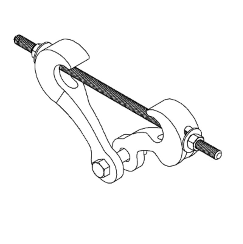 CLAMP 2-3/8>7 MALLEABLE IRON BEAM ADJUSTABLE 630 0307PL CENTER LOAD