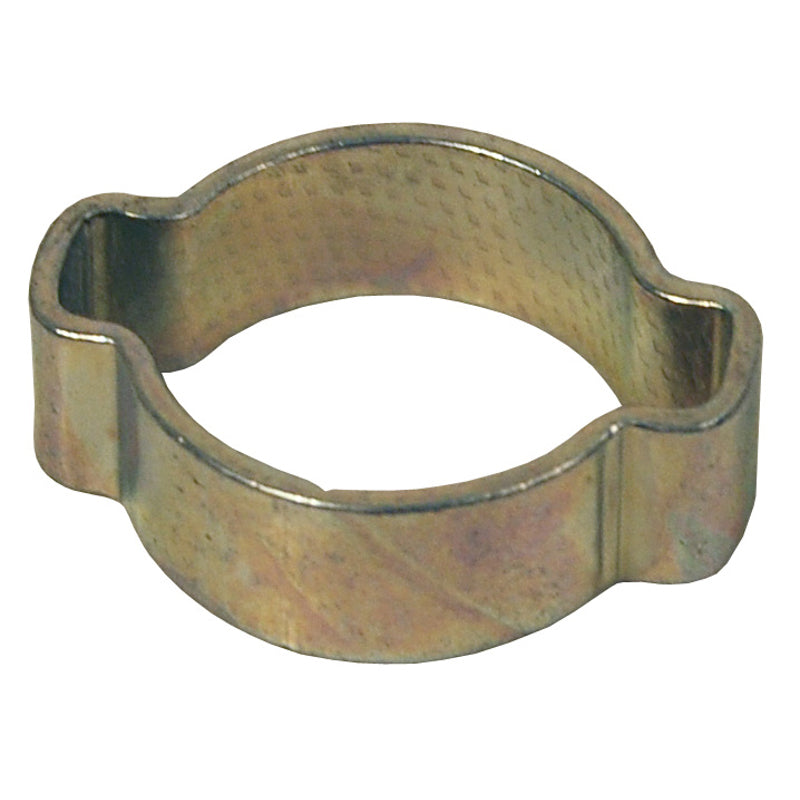 Pinch-On Double Ear Clamp 9/16" Zinc Plated