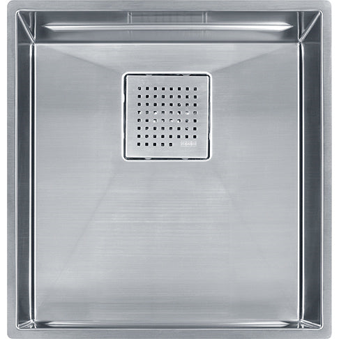 Peak 16-7/8x17-3/4x9-5/8" Stainless Steel Single Bowl Sink