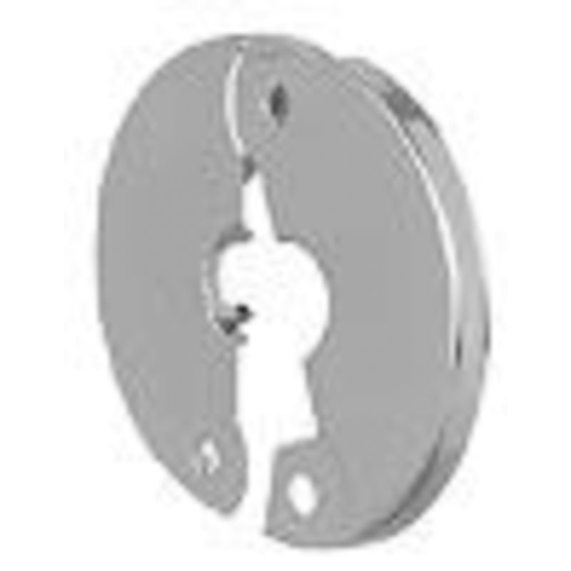 Plate 1-1/2" Steel IPS Floor/Ceiling Chrome Plated