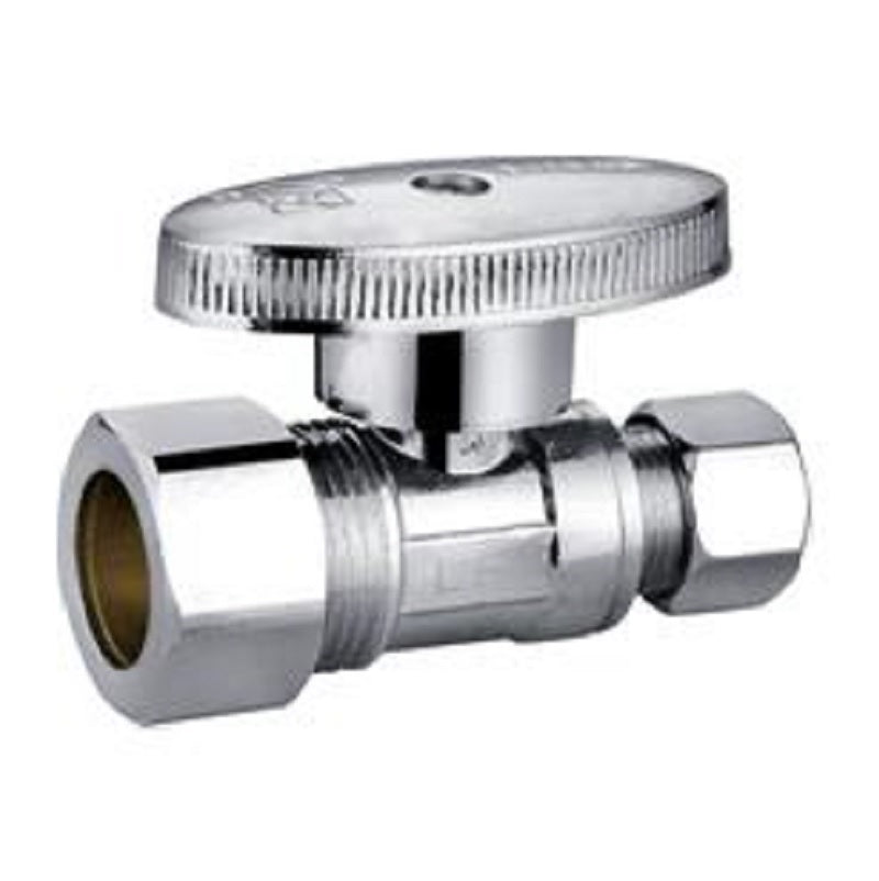WATER STOP 1/2X3/8 PLB200XP 1/4 TURN STRAIGHT NOMINAL COMPRESSION Maximum Pressure 125 PSI