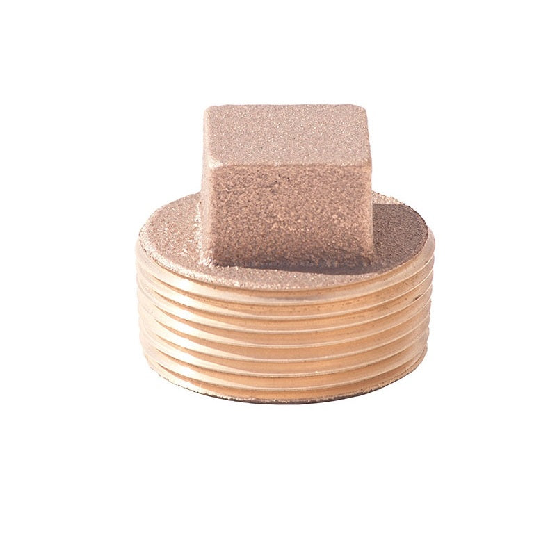PLUG 3 BRS SQ HD CORED THRD X117-48