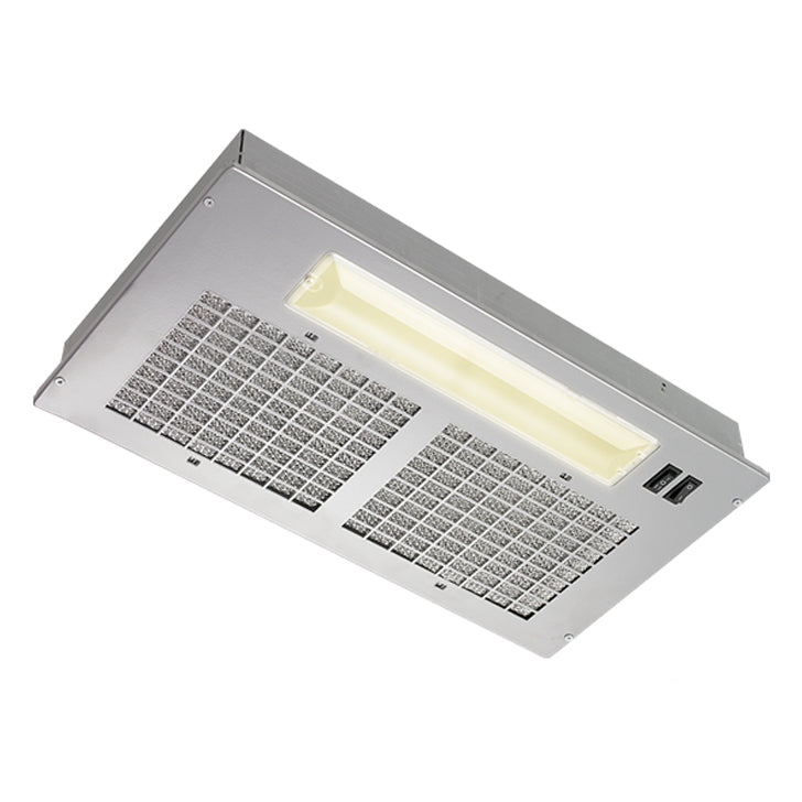 Custom Power Pack Module Range Hood 20-1/2" Wide 2-Speed Silver