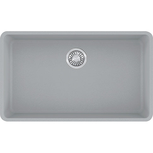 Kubus 32-3/8x18-1/4x9-1/2" Single Bowl Sink in Stone Grey