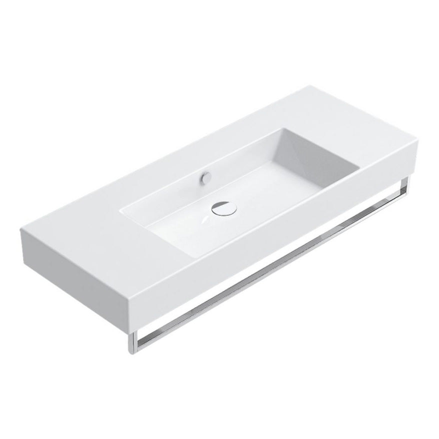 112VPUP, 3 HOLE PREMIUM UP 120 WASH BASIN, WHITE