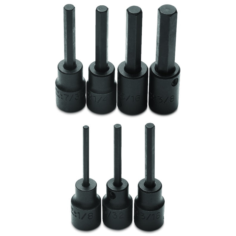SOCKET SET 3/8DR 7PC HEX BIT J72152