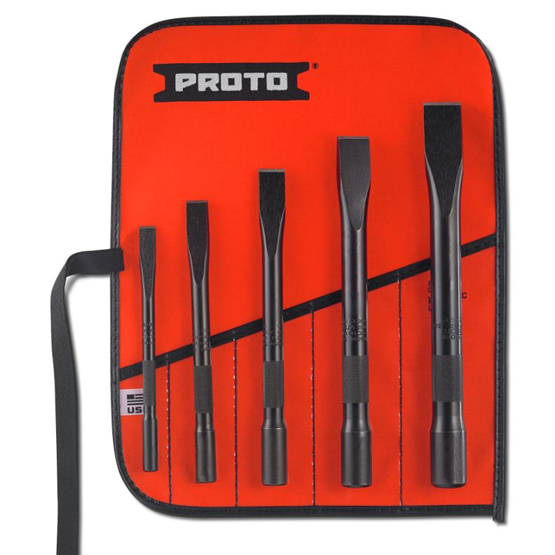 Super Duty Cold Chisel Set 5-Pc with Pouch