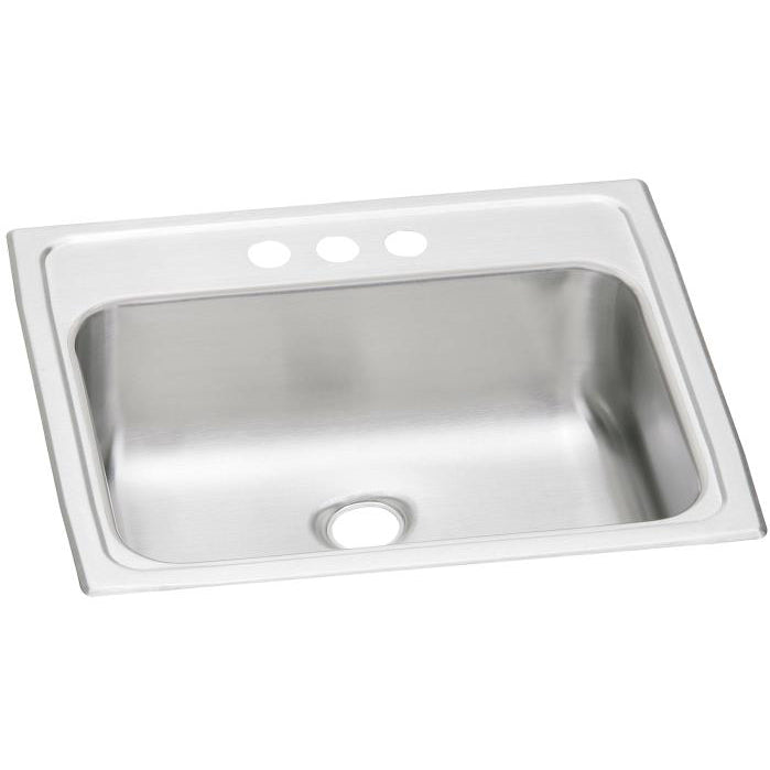 Pacemaker 19x17x6-1/8" Stainless Steel Single Bowl Lavatory Sink