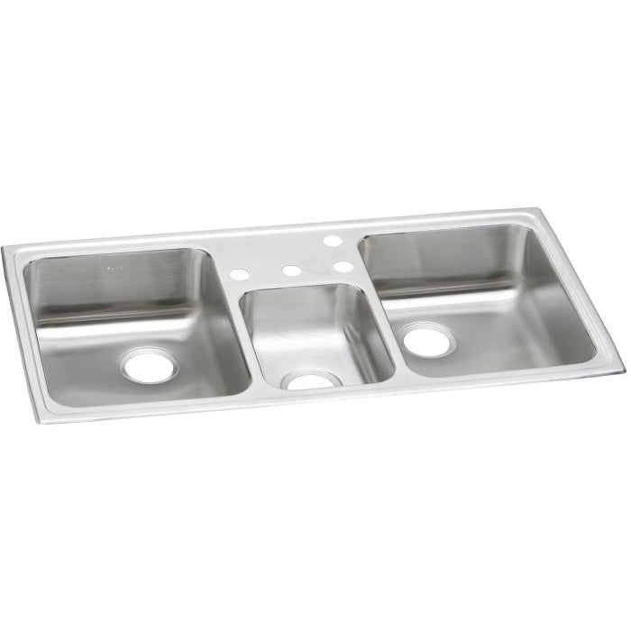 Celebrity 43x22x7-1/8" Stainless Steel Triple Bowl Sink