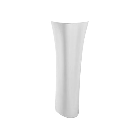 Dorian Pedestal Base in Cotton White