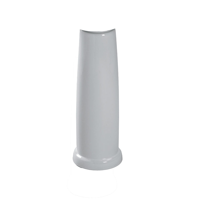 Mercer Pedestal Base in Cotton White
