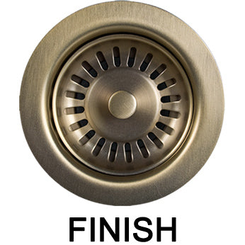 STRAINER MT303/PVDBB BRUSHED BRNZE 3-1/2"