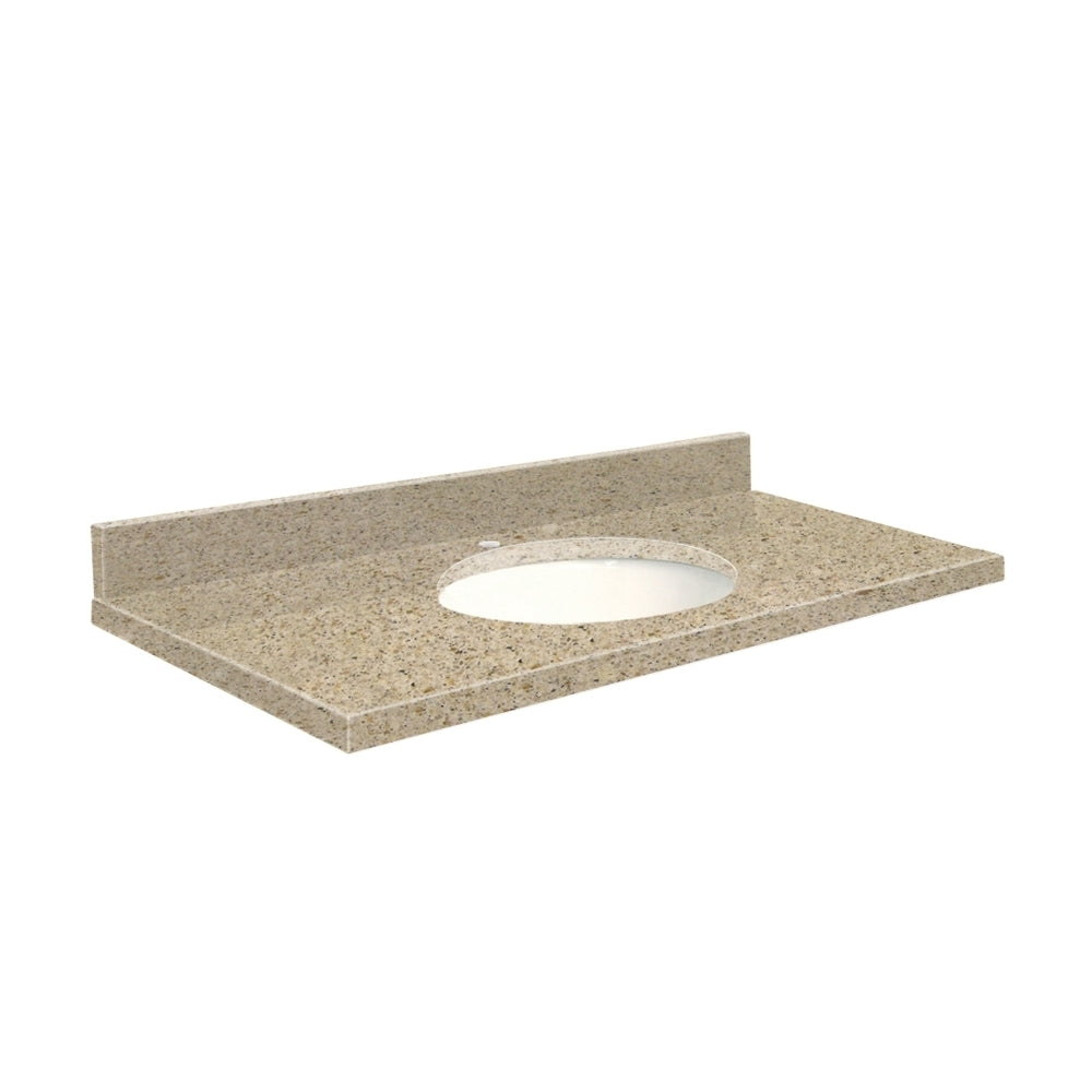 VANITY TOP 49X19 CHO QUARTZ Q4919-3G-A-W-1 SORRENTO COAST