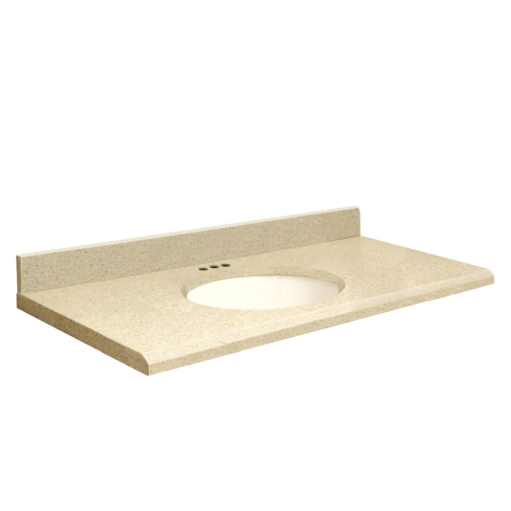VANITY TOP 49X19 4CC QUARTZ Q4919-3X-E-W-4 NATURES PATH