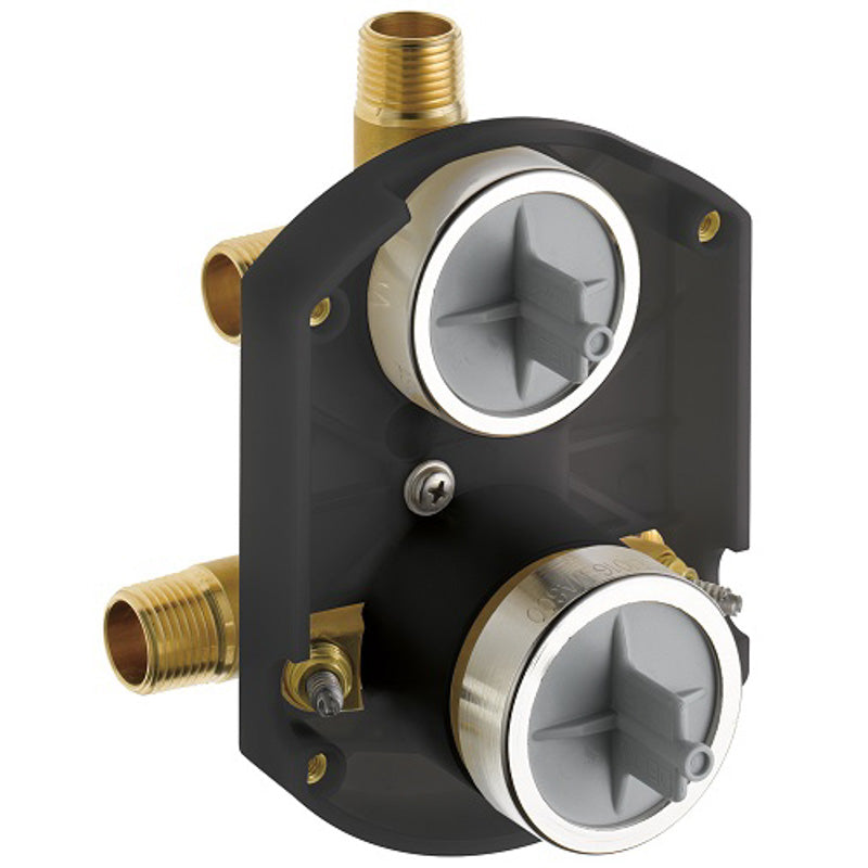 MultiChoice Universal Integrated Shower Diverter Rough-In Only w/Universal Inlets/Outlets & Stops