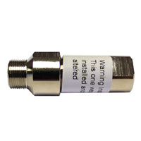 One-Way Check Valve w/Flow Restrictor to Pull-Out Faucets